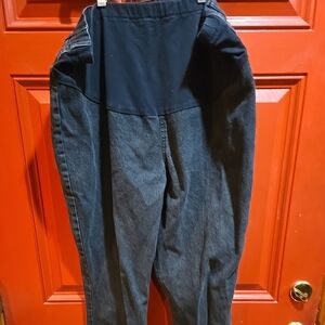 Black Denim Pants Maternity Pants